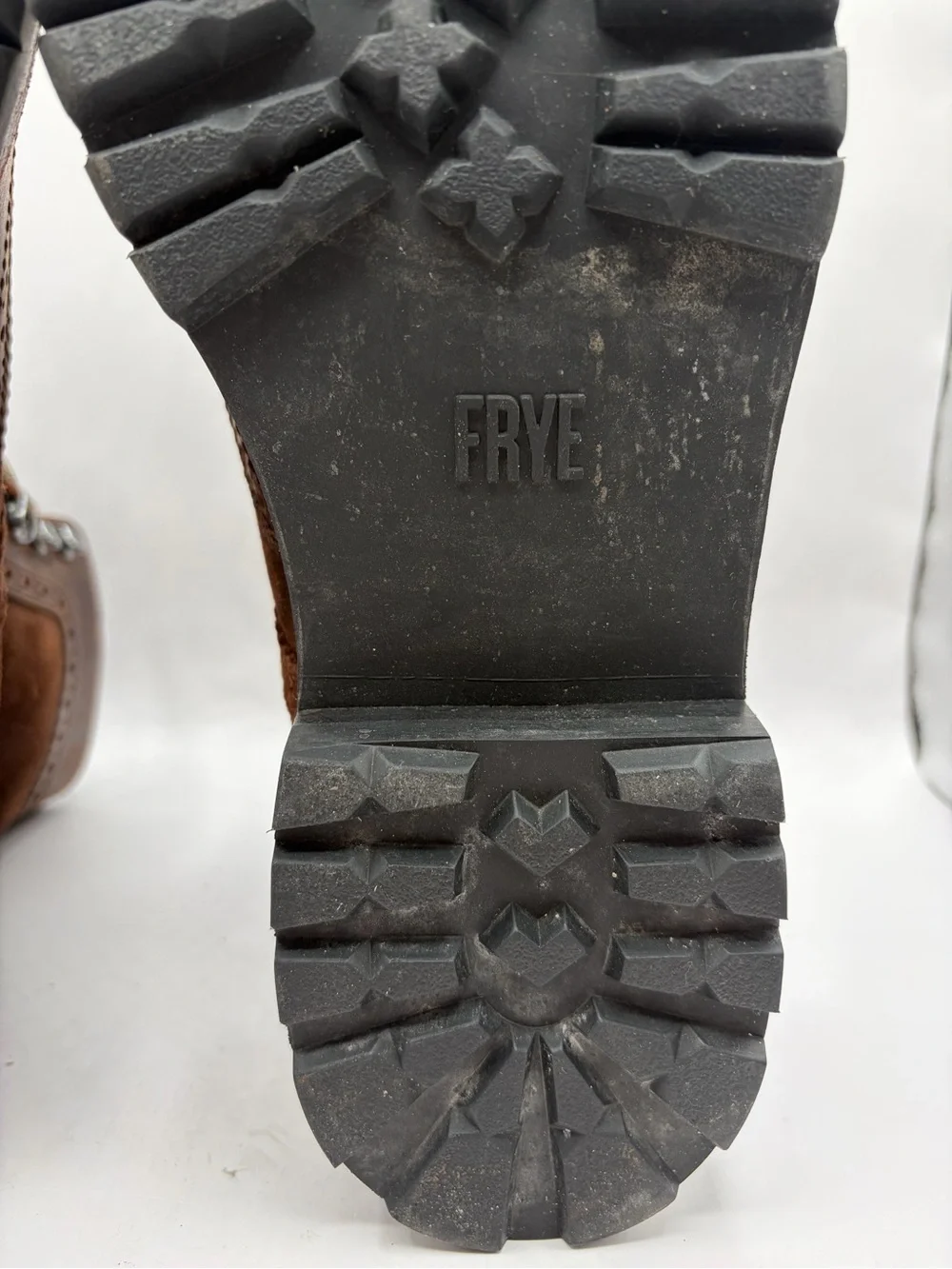 Frye George Adirondack Leather Boots Men’s Size 10.5 Brown
